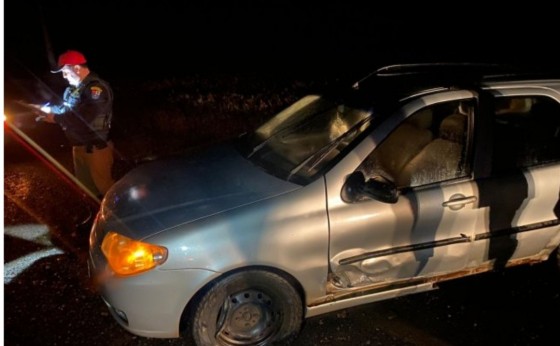 Condutor embriagado é preso após provocar acidente em frente ao parque industrial de Santa Helena