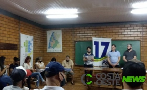 Convenção do PSL em Santa Helena lança nome de Lenecir Benacchio pra compor chapa como vice-prefeito