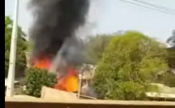 Corpo de Bombeiros age no combate a incêndio na região da Pedreira em Medianeira