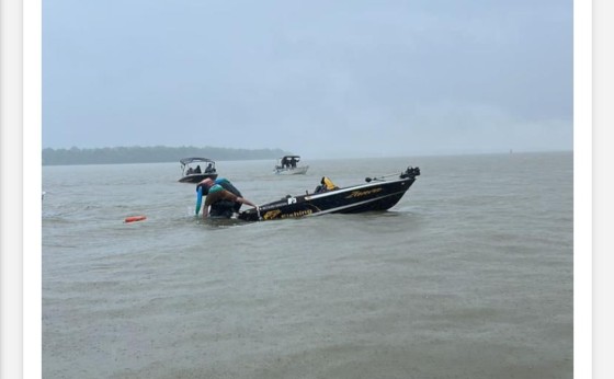Corpo de Bombeiros realiza buscas por pescador desaparecido em Itaipulândia