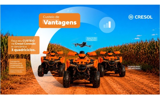 Cresol Conexão lança campanha “Custeio de Vantagens”