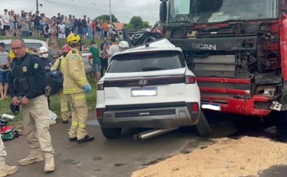 Criança morre em gravíssimo acidente na BR-277, em Céu Azul