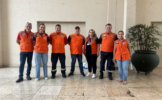 Defesa Civil de Itaipulândia participa de treinamento em Foz do Iguaçu