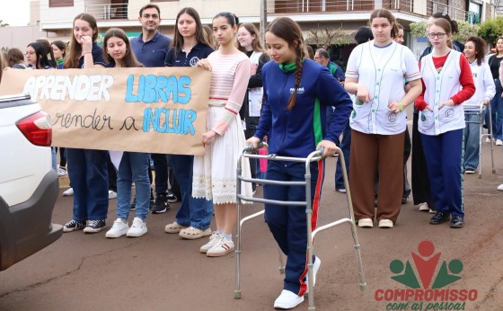 Desafio da Empatia reúne um grande público na 1ª Caminhada pela Inclusão em Missal