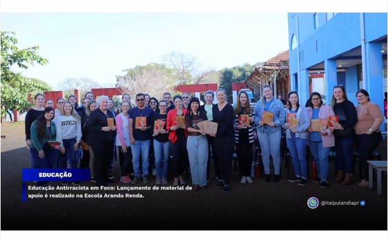 Educação Antirracista em Foco: Lançamento de material de apoio é realizado na Escola Arandu Renda