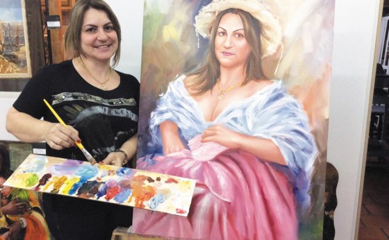 Eliane de Pieri: imortalização de sua arte em vida