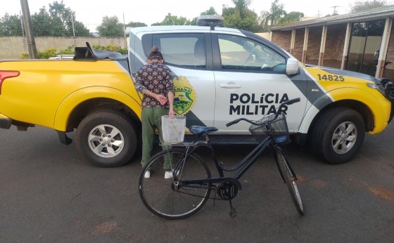 Em rápida ação PM de Missal recupera bicicleta furtada