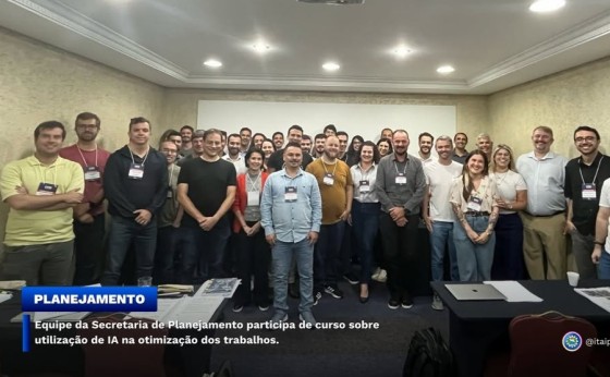 Equipe da Secretaria de Planejamento participa de curso sobre utilização de IA