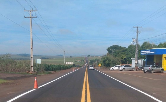 Estado investe R$ 7,8 milhões em melhorias em rodovia de Missal a Esquina Céu Azul