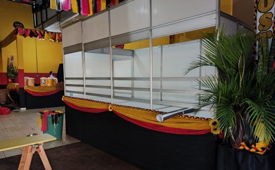 Estrutura do Centro de Eventos praticamente pronta para 19ª Deutsches Fest de Missal