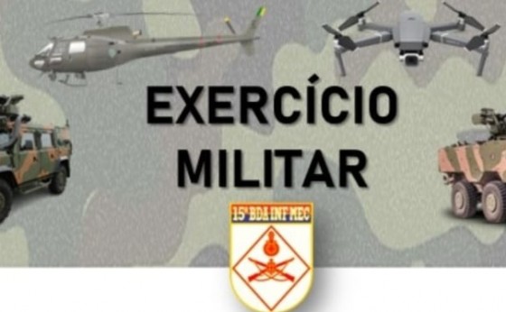 Exército Brasileiro fará treinamento de adestramento na região