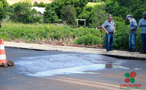 Fiscalização aponta irregularidade em lombada de Vista Alegre e providências são tomadas