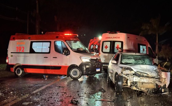Grave acidente deixa um morto e três feridos na PR 488 em Santa Helena