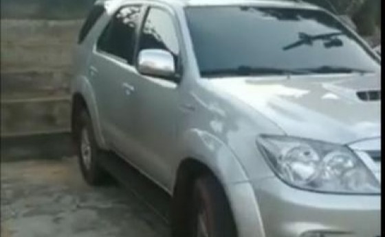 Hilux com placas de Missal é recupera pela ROTAM