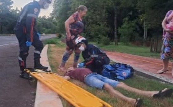 Homem é encontrado ferido às margens da PR-317 após passar a madrugada caído em Santa Helena