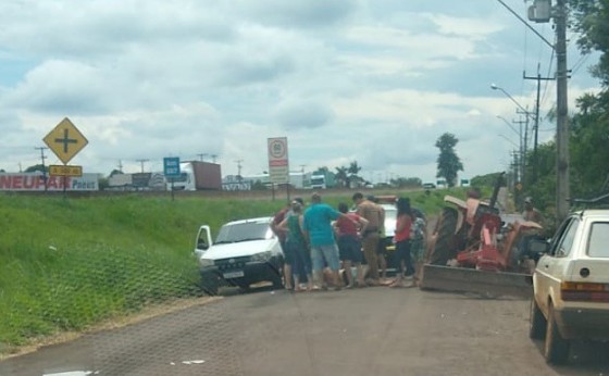 Homem é preso após tentar furtar trator de propriedade no interior de São Miguel do Iguaçu