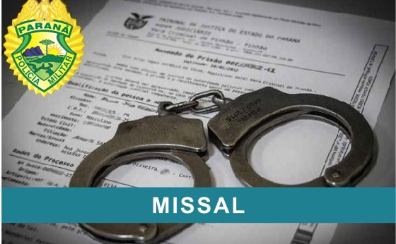 Homem e preso por ameaças e danos em residência em Missal