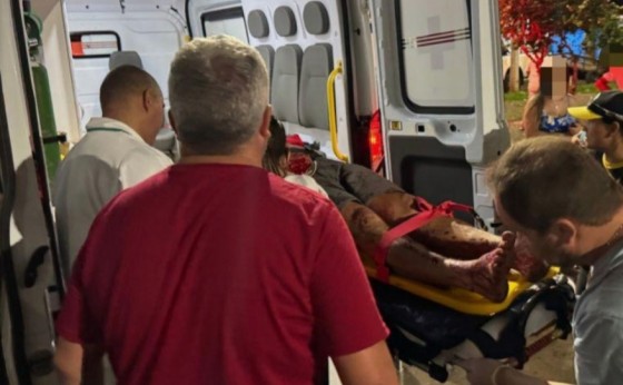 Homem fica em estado grave ao receber vários golpes com garrafa na praia de Santa Helena