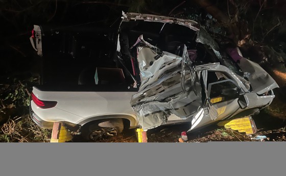 HOMEM FICA EM ESTADO GRAVÍSSIMO EM VIOLENTA BATIDA ENTRE DOM ARMANDO E MISSAL