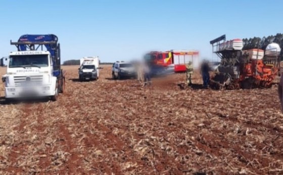 Homem morre após trágico acidente com maquina agrícola em Toledo