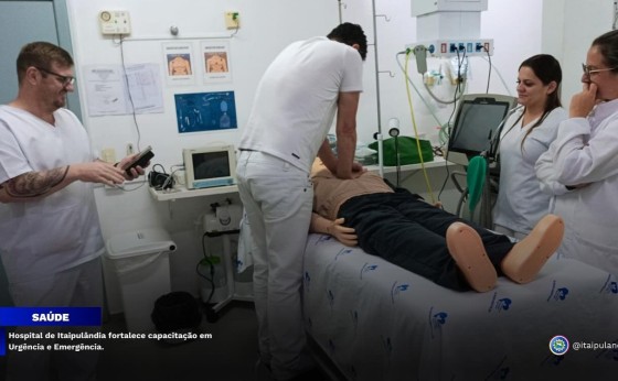 Hospital de Itaipulândia fortalece capacitação em Urgência e Emergência