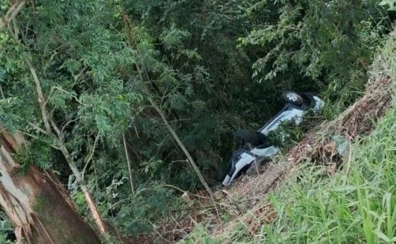 Idoso dado como desaparecido é encontrado morto em caminhonete capotada, no Paraná