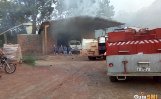 Incêndio em cerâmica é registrado em Itaipulândia