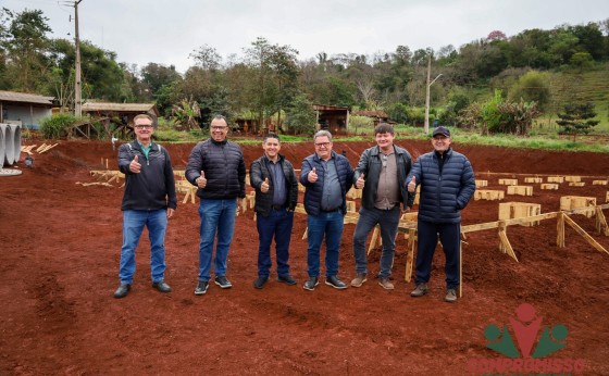 Iniciada a Construção do CMEI Primeiros Passos no Portão Ocoí
