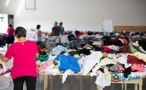 Iniciado nesta segunda-feira o Feirão de Roupas Usadas em Missal