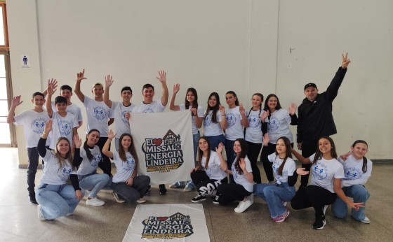 Integrantes de Missal participam do lançamento oficial da 7ª edição da Gincana Jovens Lindeiros