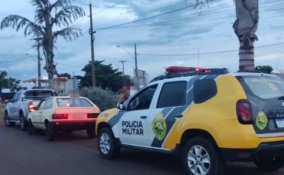 Itaipulândia: Após colidir na traseira de caminhonete motorista embriagado é preso pela Pol. Militar