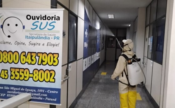 Itaipulândia: Borrifação Residual Intradomiciliar é realizada em prédios públicos