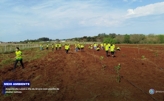 Itaipulândia celebra Dia da Árvore com plantio de mudas nativas