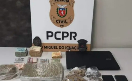 Itaipulândia: Operação da Pol. Civil contra o tráfico de drogas apreende mais de R$ 30 mil