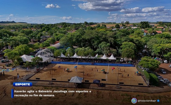 Itaverão agita o Balneário Jacutinga com esportes e recreação no fim de semana