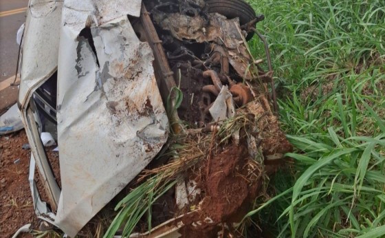 Jovem de 20 anos morre em colisão frontal na PR 585 entre Vera Cruz do Oeste e São Pedro do Iguaçu