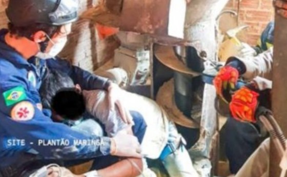 Jovem de 21 anos tem pé triturado durante trabalho em granja no Paraná