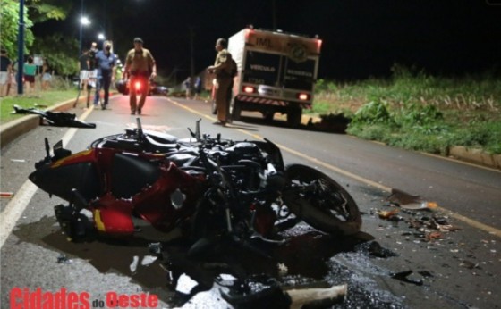 Jovem envolvido no acidente desta tarde em Itaipulândia será transferido para o Foz do Iguaçu