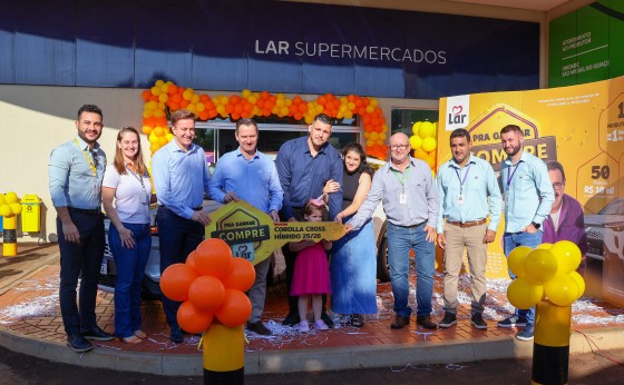 Lar Cooperativa entrega Corolla Cross Híbrido e encerra campanha 