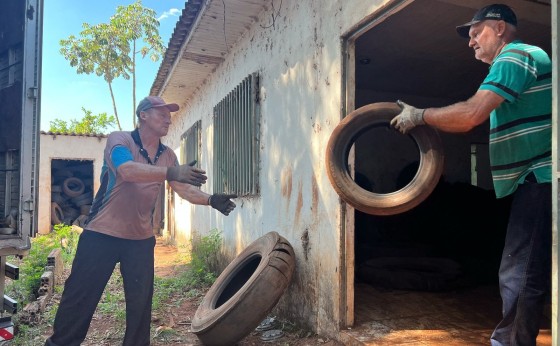 Mais de mil pneus tem destinação ambientalmente correta em Missal