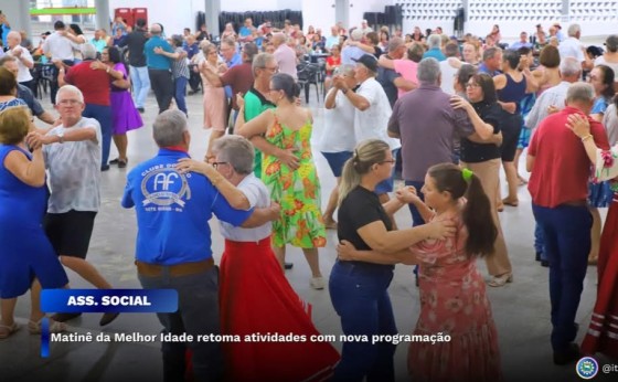 Matinê da Melhor Idade retoma atividades com nova programação em Itaipulândia