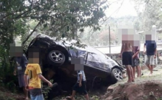 Medianeira: Duas pessoas ficam feridas em grave acidente em Maralucia