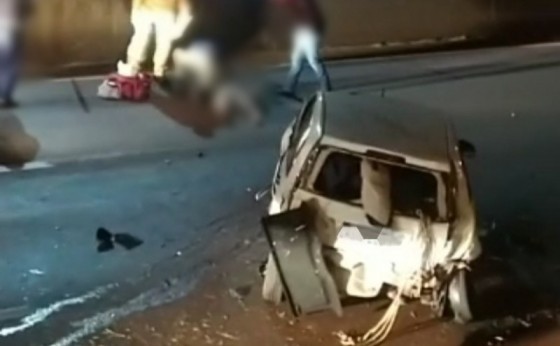 Medianeira: Homem é ejetado de carro em acidente na BR-277