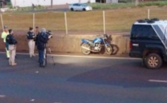 Medianeira: Jovem morre após colidir com moto na mureta que divide pistas da BR 277