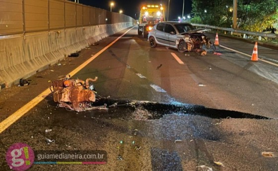 Medianeira: Motorista é ejetado de veículo após grave acidente na BR 277