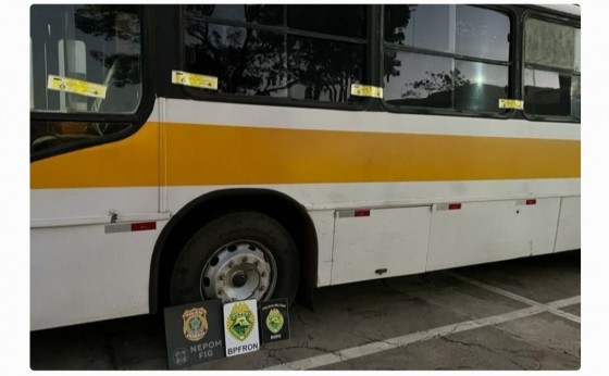 Missal: ônibus apreendido com cigarros não faz parte da frota escolar municipal