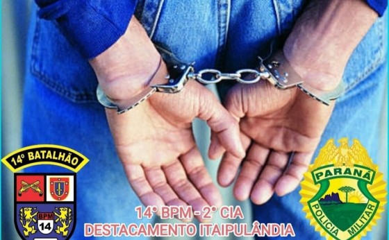 Missal: PM de Itaipulândia cumpre mandado de prisão