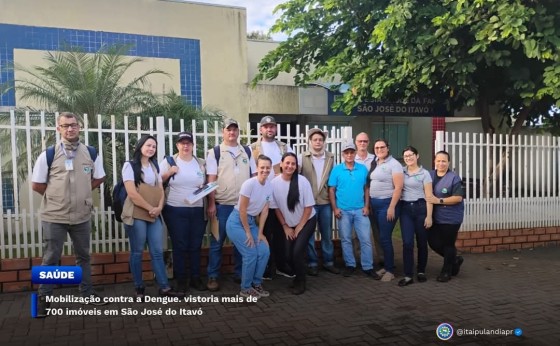Mobilização contra a Dengue, vistoria mais de 700 imóveis em São José do Itavó