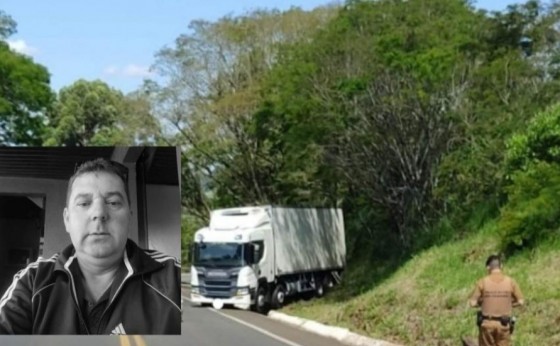 Morre motorista, atropelado pelo próprio caminhão na BR-280