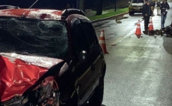 Motociclista morre após colidir em carro próximo ao Balneário Jacutinga, em Itaipulândia